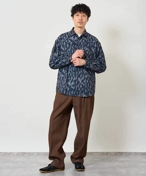 a.v.v(アーヴェヴェ)の「【洗濯機で洗える】ワンタックデニムスラックス(デニムパンツ・メンズ・ブラック/ブラウン・48)」の11枚目の写真