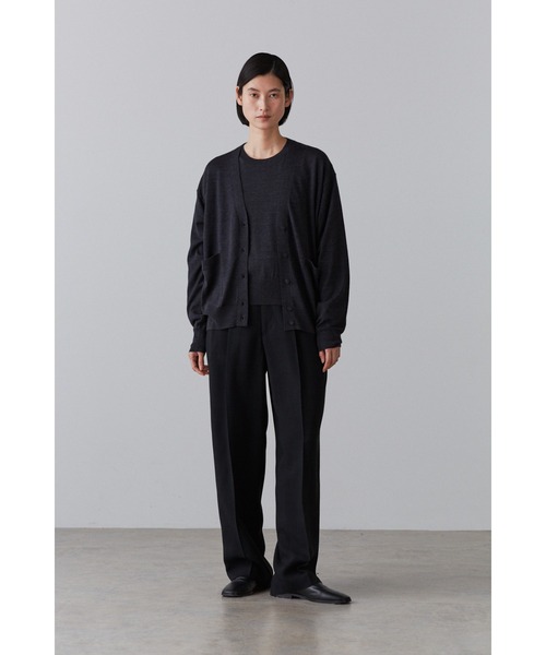 YLEVE（イレーヴ）の「YLEVE / VISCOSE SLAB CANVAS TR（その他パンツ・レディース・ブラック・0/1/2）」の17枚目の写真
