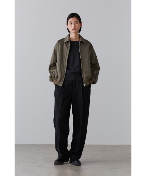 YLEVE（イレーヴ）の「YLEVE / VISCOSE SLAB CANVAS TR（その他パンツ・レディース・ブラック・0/1/2）」の19枚目の写真