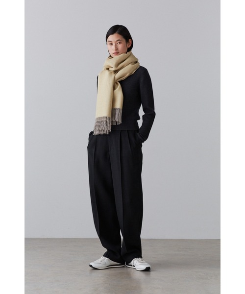 YLEVE（イレーヴ）の「YLEVE / VISCOSE SLAB CANVAS TR（その他パンツ・レディース・ブラック・0/1/2）」の11枚目の写真