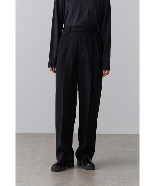 YLEVE（イレーヴ）の「YLEVE / VISCOSE SLAB CANVAS TR（その他パンツ・レディース・ブラック・0/1/2）」の12枚目の写真