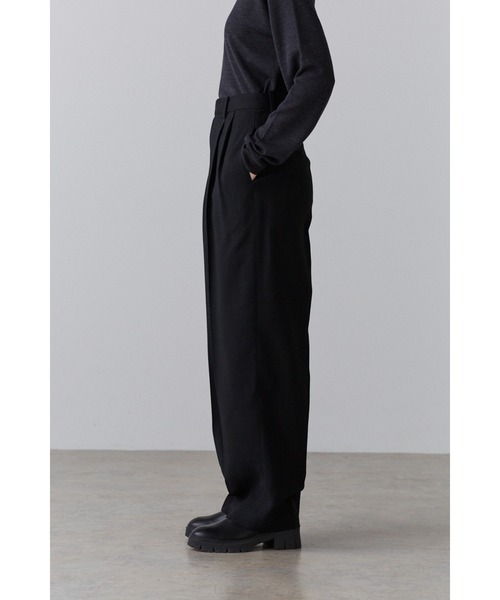YLEVE（イレーヴ）の「YLEVE / VISCOSE SLAB CANVAS TR（その他パンツ・レディース・ブラック・0/1/2）」の13枚目の写真