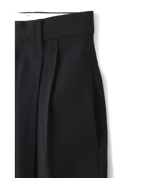YLEVE（イレーヴ）の「YLEVE / VISCOSE SLAB CANVAS TR（その他パンツ・レディース・ブラック・0/1/2）」の6枚目の写真