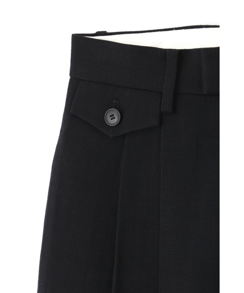 YLEVE（イレーヴ）の「YLEVE / VISCOSE SLAB CANVAS TR（その他パンツ・レディース・ブラック・0/1/2）」の8枚目の写真