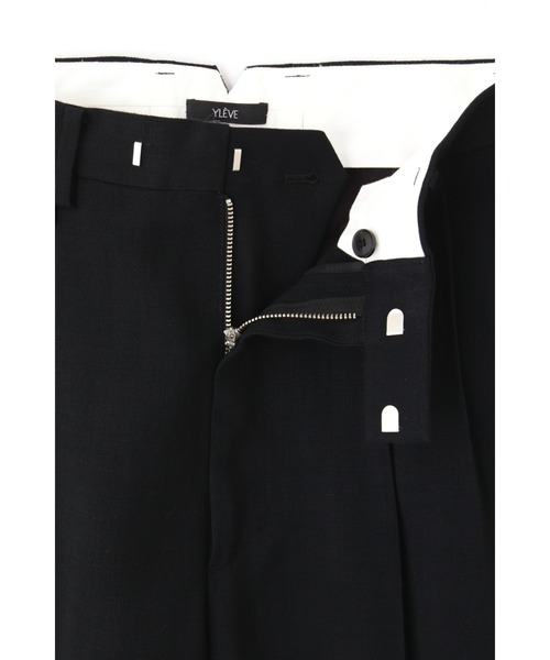 YLEVE（イレーヴ）の「YLEVE / VISCOSE SLAB CANVAS TR（その他パンツ・レディース・ブラック・0/1/2）」の2枚目の写真