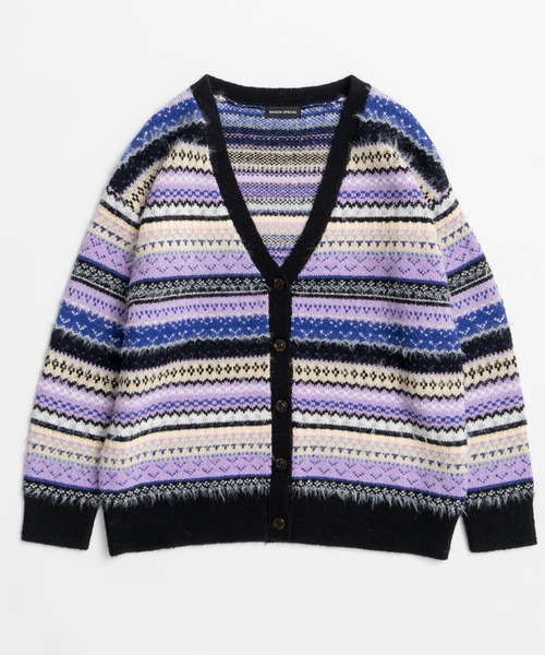 MAISON SPECIAL(メゾンスペシャル)の「【26WINTER PRE-ORDER】Jacquard Knit Cardigan/ジャガードニットカーディガン(カーディガン/ボレロ・レディース・ブラック/レッド/カーキ・FREE)」の22枚目の写真