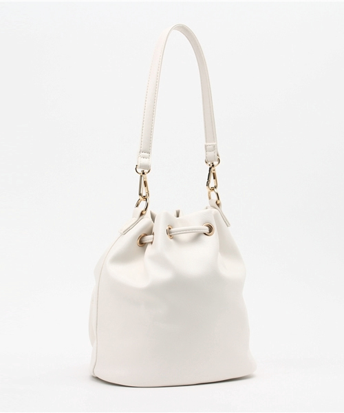 Chico（チコ）の「前ポケット巾着２WAYバッグ（ショルダーバッグ・レディース・ホワイト・FREE）」の3枚目の写真