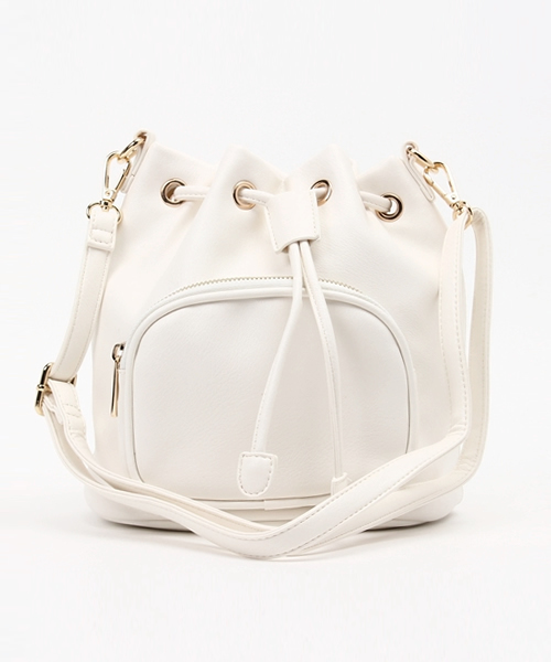 Chico（チコ）の「前ポケット巾着２WAYバッグ（ショルダーバッグ・レディース・ホワイト・FREE）」の9枚目の写真