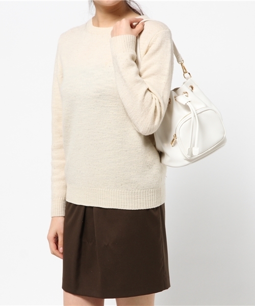 Chico（チコ）の「前ポケット巾着２WAYバッグ（ショルダーバッグ・レディース・ホワイト・FREE）」の11枚目の写真