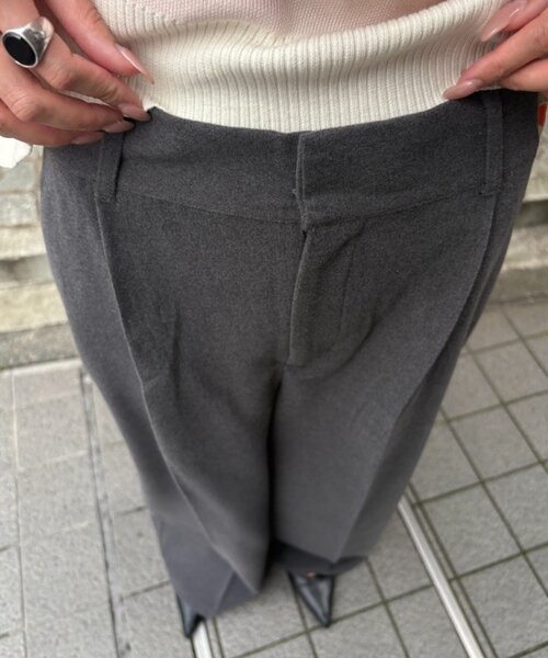 goocy(グーシー)の「【ウエスト調節可能】美シルエットスラックス(その他パンツ・レディース・ブラック/ブラウン/グレー・PM/MEDIUM/SMALL)」の13枚目の写真