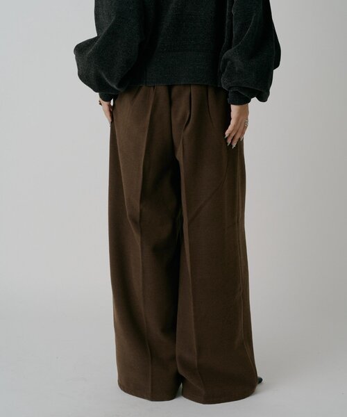 goocy(グーシー)の「【ウエスト調節可能】美シルエットスラックス(その他パンツ・レディース・ブラック/ブラウン/グレー・PM/MEDIUM/SMALL)」の20枚目の写真