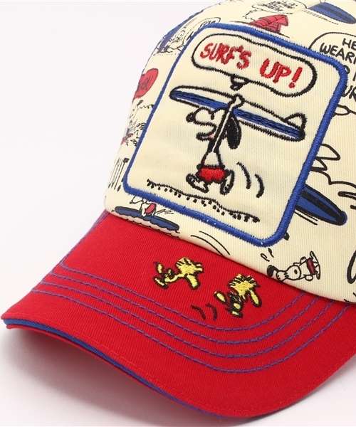 BOOFOOWOO（ブーフーウー）の「夏Surf's UP　メッシュキャプ（キャップ・キッズ・レッド・SMALL/LARGE/MEDIUM）」の5枚目の写真