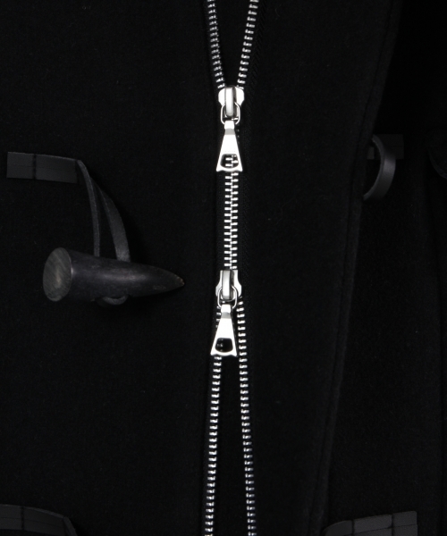 GLOBAL WORK（グローバルワーク）の「メルトンショートダッフルコート/719562 （ダッフルコート・メンズ・ブラック/カーキ・LARGE/X-LARGE/MEDIUM/SMALL）」の8枚目の写真