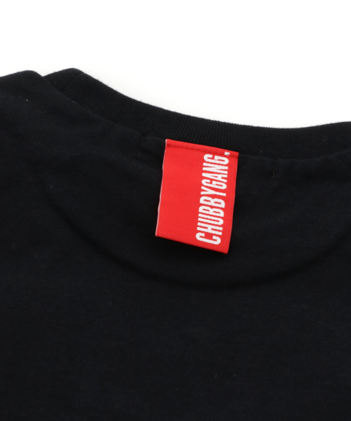 CHUBBYGANG（チャビーギャング）の「フレンチブルロゴロングTシャツ（Tシャツ/カットソー・キッズ・ホワイト/ブラック/ライトグレー・100/110/120/130/140/150/160）」の9枚目の写真