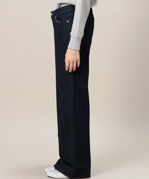 CHEAP MONDAY（チープマンデイ）の「＜CHEAP MONDAY＞Aライン ワイドデニムパンツΨ（デニムパンツ・レディース・ネイビー・26/27）」の4枚目の写真
