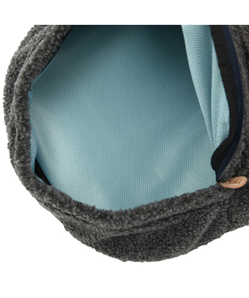 X-girl（エックスガール）の「FLEECE BACKPACK（バックパック/リュック・レディース・チャコールグレー/ベージュ/ピンク・ONE SIZE）」の6枚目の写真