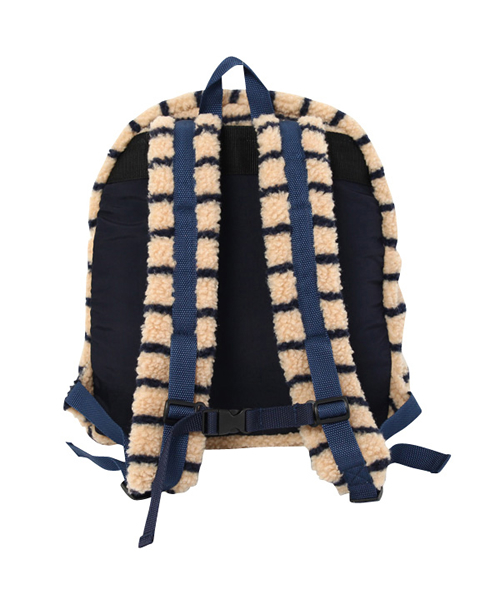 X-girl（エックスガール）の「FLEECE BACKPACK（バックパック/リュック・レディース・チャコールグレー/ベージュ/ピンク・ONE SIZE）」の10枚目の写真