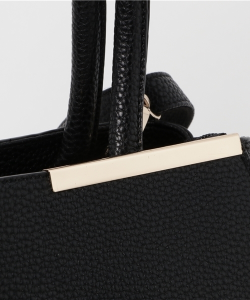 PLAIN CLOTHING（プレーンクロージング）の「ミドルハンドバッグ【PLAIN CLOTHING】（ハンドバッグ・レディース・カーキ/ブラック/バーガンディー/キャメル/モスグリーン・FREE）」の7枚目の写真