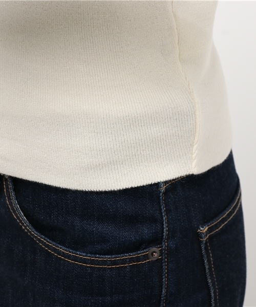 SWINGLE（スウィングル）の「サイドボタンオフショル長袖プルオーバー（Tシャツ/カットソー・レディース・ピンク/ダークブラウン/アイボリー/ブラック・SMALL）」の11枚目の写真