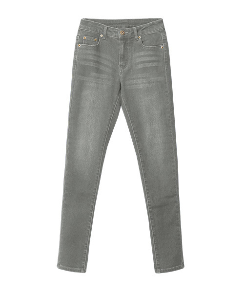 Pierrot（ピエロ）の「あったか裏起毛ストレッチスキニーデニム（デニムパンツ・レディース・ネイビー/ブルー系その他/ブルー系その他2/ブルー/ブラック/グレー/ブラック系その他/グレー系その他/インディゴブルー・L/SS/M/4L/3L/S/LL）」の4枚目の写真