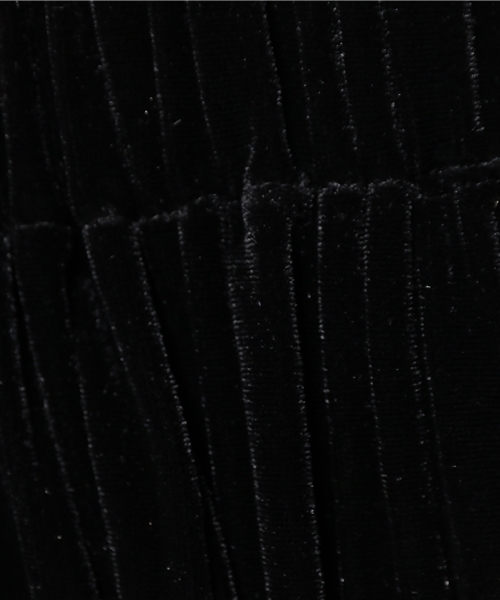 Re:EDIT（リエディ）の「[リエディ]ベロアプリーツワイドパンツ[2016秋冬新作]ボトムス/パンツ/ワイドパンツ・ガウチョパンツ（その他パンツ・レディース・ブラック/カーキ/グレー/ブラウン・MEDIUM）」の10枚目の写真