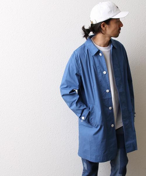 coen（コーエン）の「ステンカラーコート（ステンカラーコート・メンズ・ロイヤルブルー/ベージュ/オリーブ・X-LARGE/LARGE/SMALL/MEDIUM）」の3枚目の写真