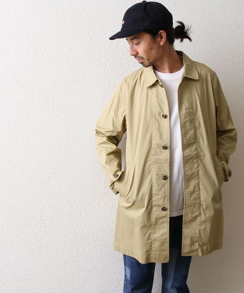 coen（コーエン）の「ステンカラーコート（ステンカラーコート・メンズ・ロイヤルブルー/ベージュ/オリーブ・X-LARGE/LARGE/SMALL/MEDIUM）」の4枚目の写真