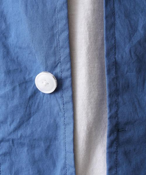 coen（コーエン）の「ステンカラーコート（ステンカラーコート・メンズ・ロイヤルブルー/ベージュ/オリーブ・X-LARGE/LARGE/SMALL/MEDIUM）」の11枚目の写真