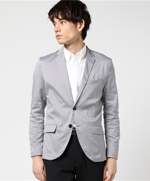 MK MICHEL KLEIN HOMME （エムケーミッシェルクランオム）の「ストレッチジャケット（テーラードジャケット・メンズ・グレー/ネイビー/ブラック・X-LARGE/LARGE/MEDIUM）」の6枚目の写真