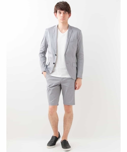 MK MICHEL KLEIN HOMME （エムケーミッシェルクランオム）の「ストレッチジャケット（テーラードジャケット・メンズ・グレー/ネイビー/ブラック・X-LARGE/LARGE/MEDIUM）」の11枚目の写真