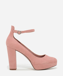 アンクルストラッププラットフォームパンプス / ANKLE STRAP PLATFORM PUMPS