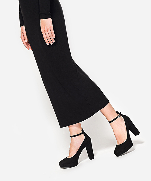 CHARLES & KEITH（チャールズ & キース）の「アンクルストラッププラットフォームパンプス / ANKLE STRAP PLATFORM PUMPS（パンプス・レディース・ブラック/マルチ/ピンク・22.5cm/23cm/23.5cm/24.5cm/25.5cm/25cm）」の9枚目の写真
