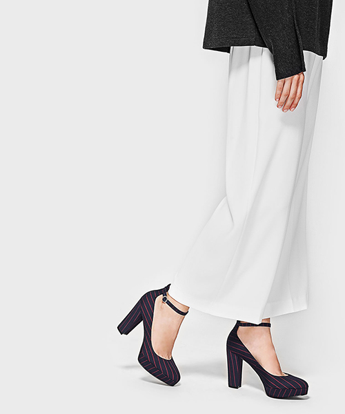 CHARLES & KEITH（チャールズ & キース）の「アンクルストラッププラットフォームパンプス / ANKLE STRAP PLATFORM PUMPS（パンプス・レディース・ブラック/マルチ/ピンク・22.5cm/23cm/23.5cm/24.5cm/25.5cm/25cm）」の16枚目の写真