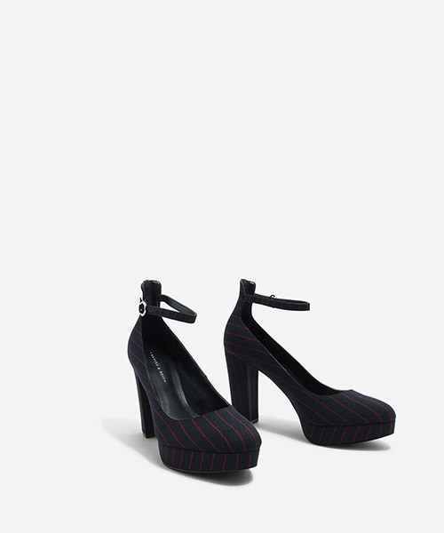 CHARLES & KEITH（チャールズ & キース）の「アンクルストラッププラットフォームパンプス / ANKLE STRAP PLATFORM PUMPS（パンプス・レディース・ブラック/マルチ/ピンク・22.5cm/23cm/23.5cm/24.5cm/25.5cm/25cm）」の18枚目の写真