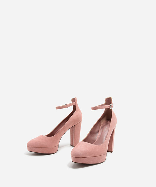 CHARLES & KEITH（チャールズ & キース）の「アンクルストラッププラットフォームパンプス / ANKLE STRAP PLATFORM PUMPS（パンプス・レディース・ブラック/マルチ/ピンク・22.5cm/23cm/23.5cm/24.5cm/25.5cm/25cm）」の12枚目の写真