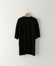 crepuscule | ＜crepuscule＞ COTTON/SILK TEE/Tｼｬﾂ ◆(ニット/セーター)