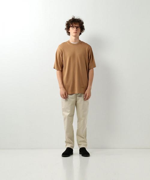 crepuscule(クレプスキュール)の「<crepuscule> COTTON/SILK TEE/Tシャツ ◆(ニット/セーター・メンズ・ブラック/グレー/シャーベット・1/2)」の10枚目の写真