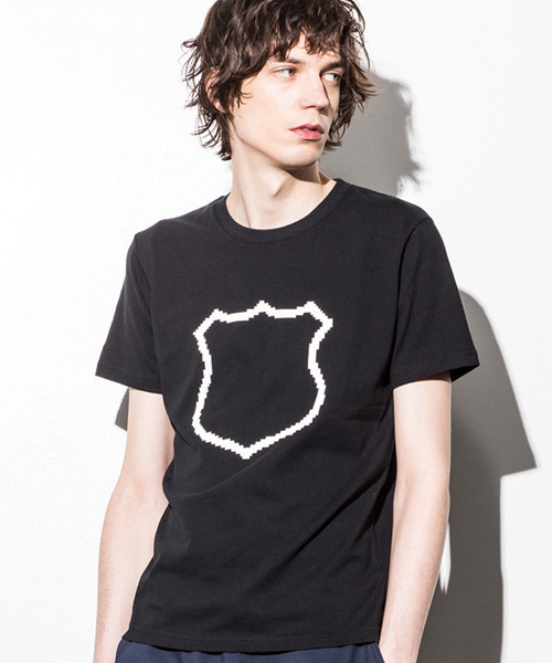 NUMBER (N)INE DENIM(ナンバーナインデニム)の「NUMBER (N)INE DENIM(ナンバーナインデニム)ピクセルエンブレム半袖Tシャツ(Tシャツ/カットソー・メンズ・ホワイト/ブラック/グレー/ネイビー・LARGE/MEDIUM/SMALL/X-LARGE)」の3枚目の写真