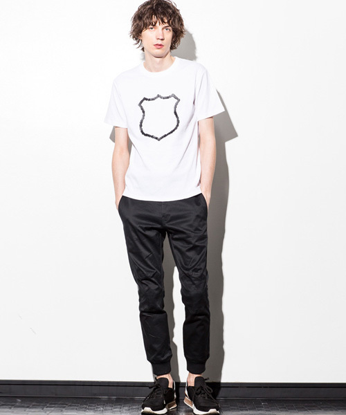 NUMBER (N)INE DENIM(ナンバーナインデニム)の「NUMBER (N)INE DENIM(ナンバーナインデニム)ピクセルエンブレム半袖Tシャツ(Tシャツ/カットソー・メンズ・ホワイト/ブラック/グレー/ネイビー・LARGE/MEDIUM/SMALL/X-LARGE)」の6枚目の写真