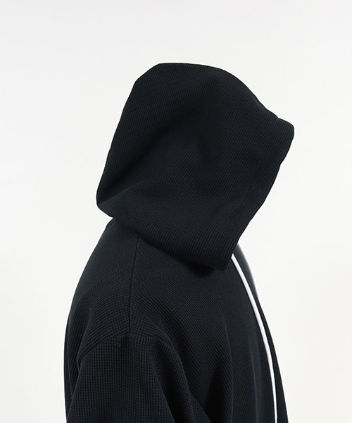 ANGENEHM(アンゲネーム)の「mpa1719-Waffle Pull Parka パーカー(パーカー・メンズ・ホワイト/ブラック/グレー/オリーブ・M/S/L)」の20枚目の写真