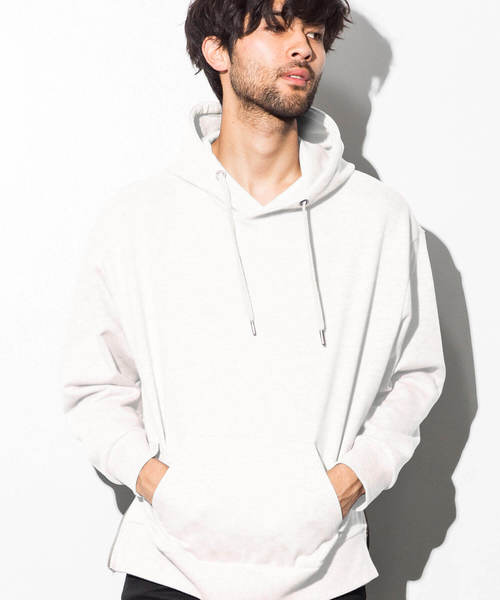 AZ by junhashimoto（エーゼイ バイ ジュンハシモト）の「AZ by junhashimoto(エーゼイ バイ ジュンハシモト)サイドZIPオーバーサイズフードパーカ（パーカー・メンズ・ブラック/ダークグリーン/オフホワイト/トップグレー・SMALL/MEDIUM/LARGE/X-LARGE）」の5枚目の写真