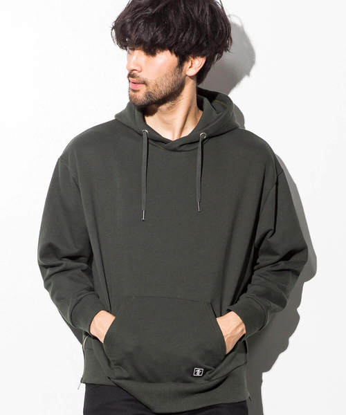 AZ by junhashimoto（エーゼイ バイ ジュンハシモト）の「AZ by junhashimoto(エーゼイ バイ ジュンハシモト)サイドZIPオーバーサイズフードパーカ（パーカー・メンズ・ブラック/ダークグリーン/オフホワイト/トップグレー・SMALL/MEDIUM/LARGE/X-LARGE）」の8枚目の写真