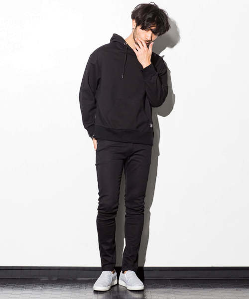 AZ by junhashimoto（エーゼイ バイ ジュンハシモト）の「AZ by junhashimoto(エーゼイ バイ ジュンハシモト)サイドZIPオーバーサイズフードパーカ（パーカー・メンズ・ブラック/ダークグリーン/オフホワイト/トップグレー・SMALL/MEDIUM/LARGE/X-LARGE）」の19枚目の写真