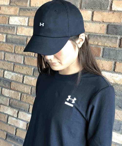 UNDER ARMOUR（アンダーアーマー）の「レディース ライフスタイルキャップ / フェイバリットロゴキャップ（キャップ・レディース・ブラック/ホワイト・ONESIZE）」の2枚目の写真