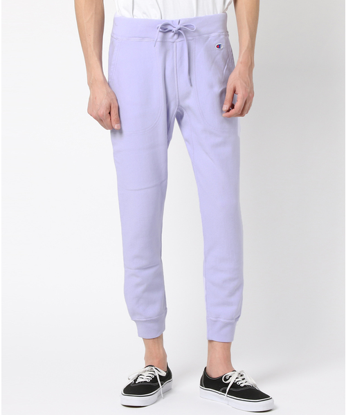 Champion(チャンピオン)の「【Champion/チャンピオン】メンズ リバースウィーブ スウェットパンツ(10oz)(スウェットパンツ・メンズ・ラベンダー/ミント/グレー×サックスブルー/モカ・MEDIUM/LARGE/X-LARGE)」の4枚目の写真