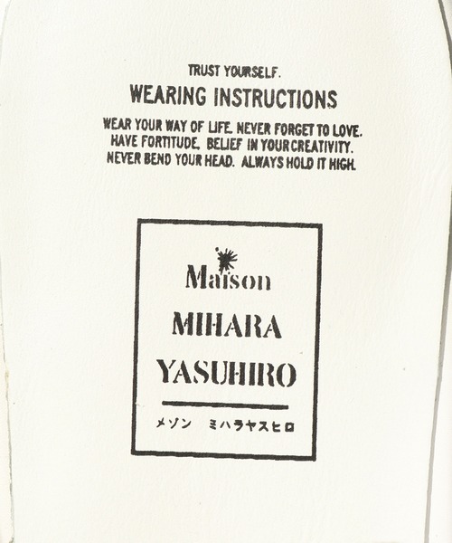 MIHARAYASUHIRO(ミハラヤスヒロ)の「mihara yasuhiro sneaker sandal(サンダル・メンズ・ブラック/ホワイト/ネイビー・40/41/42/43)」の8枚目の写真