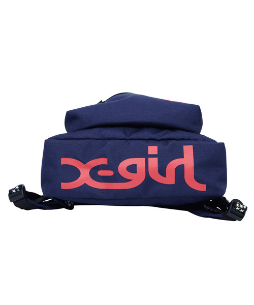 X-girl（エックスガール）の「BREEZE BACK PACK（バックパック/リュック・レディース・ブラック/イエロー/ブルー/ネイビー・ONE SIZE）」の12枚目の写真