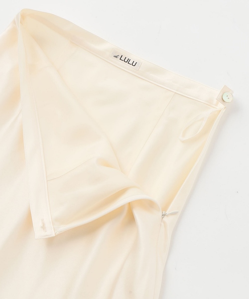 美品　未使用　エディットフォールル　abc サテンバイアス マキシスカート　34 EDIT. FOR LULU（エディットフォールル）の「abc サテンバイアス