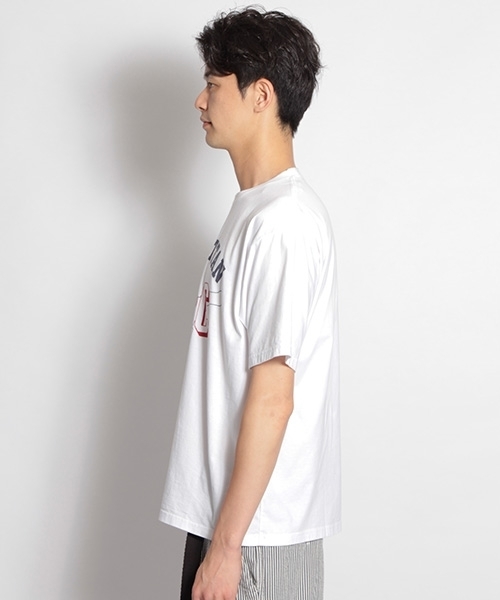 niko and...（ニコアンド）の「USAプレイスネームTシャツ（Tシャツ/カットソー・メンズ・ホワイト/ブラック/グレー/レッド・MEDIUM/LARGE）」の12枚目の写真