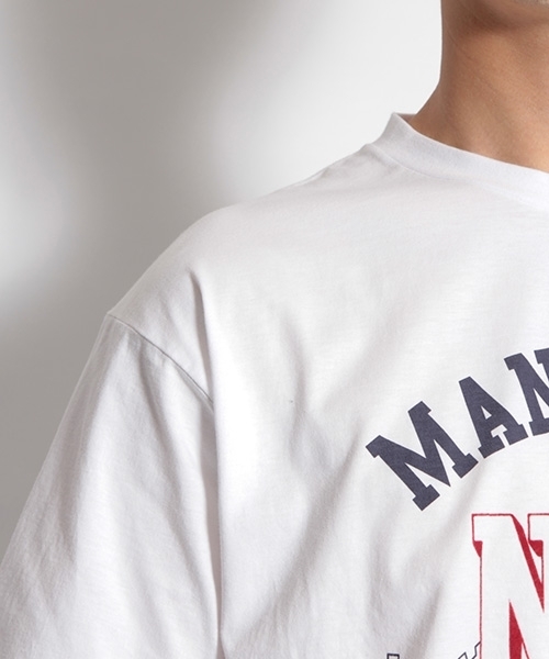 niko and...（ニコアンド）の「USAプレイスネームTシャツ（Tシャツ/カットソー・メンズ・ホワイト/ブラック/グレー/レッド・MEDIUM/LARGE）」の14枚目の写真